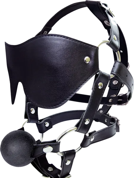 Face Harness con Gag e Maschera in Ecopelle NMC Female Sex Toys