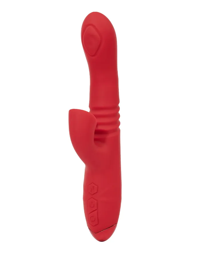 Vibrators | Rimba Rimba Toys - Gothenburg - Stotende en Kloppende Rabbit Vibrator - Rood