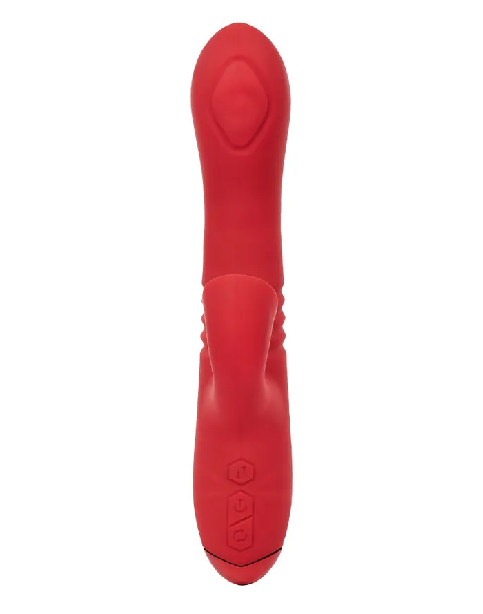Vibrators | Rimba Rimba Toys - Gothenburg - Stotende en Kloppende Rabbit Vibrator - Rood