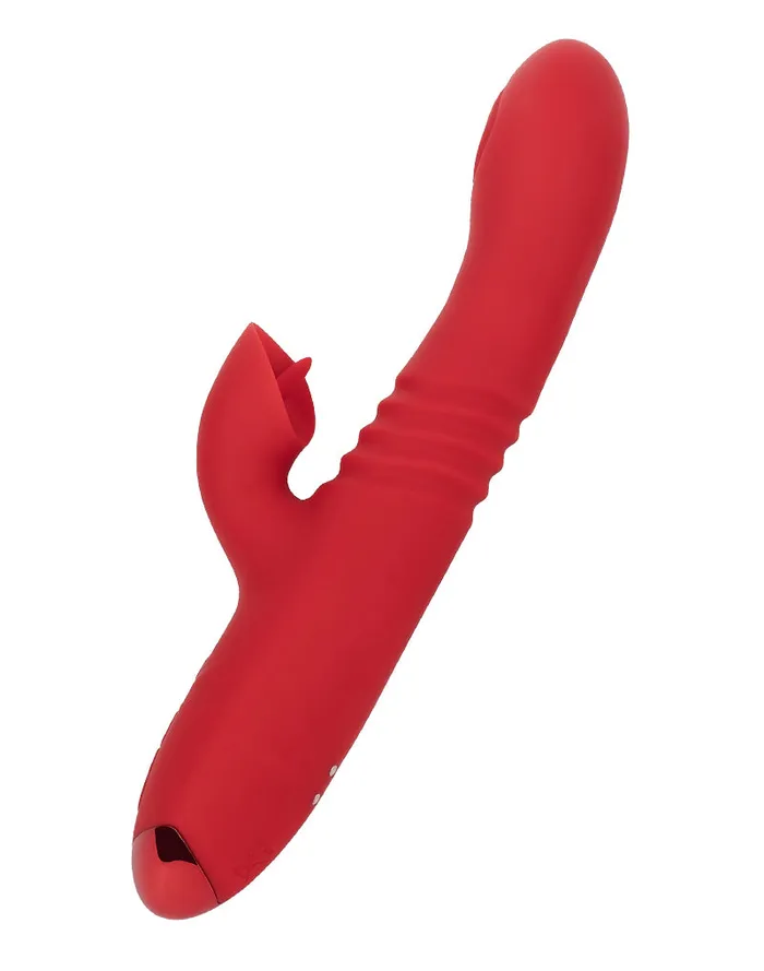 Vibrators | Rimba Rimba Toys - Gothenburg - Stotende en Kloppende Rabbit Vibrator - Rood