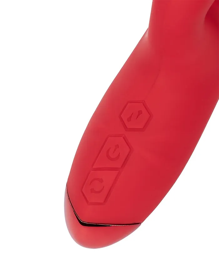 Vibrators | Rimba Rimba Toys - Gothenburg - Stotende en Kloppende Rabbit Vibrator - Rood