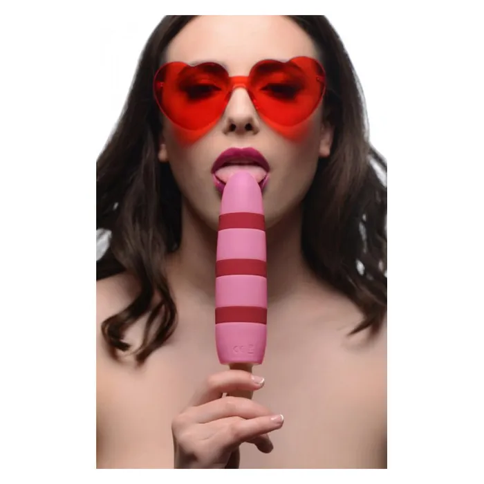 XR Brand Female Sex Toys | Ticklin 10x Popsicle Silicone Rechargeable Vibrator