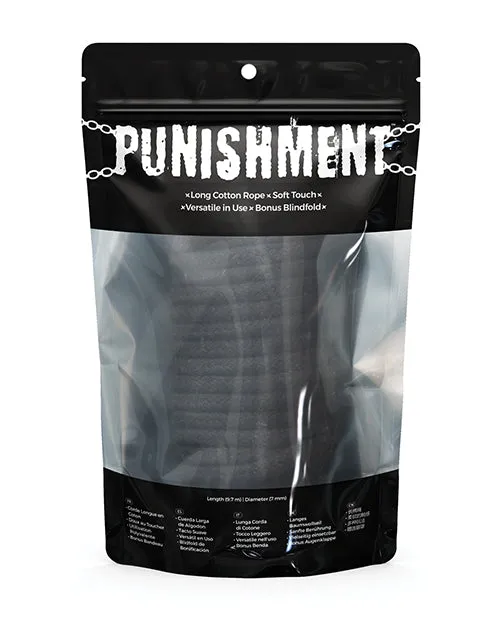 Anal | BMS Punishment Bondage Rope - Black