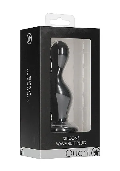 Anal | Shots America Wave Butt Plug Black