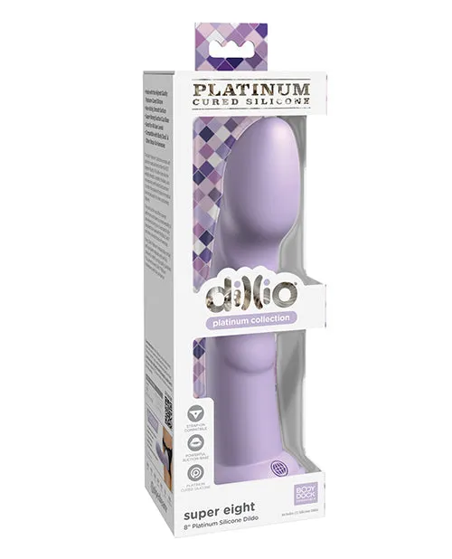 Dillio Platinum - Super Eight 8 Inch Dildo - Peach | Pipedream Dildos