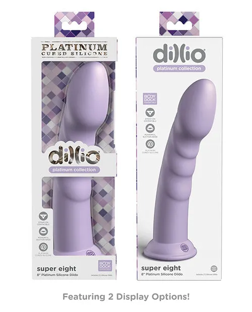 Dillio Platinum - Super Eight 8 Inch Dildo - Peach | Pipedream Dildos