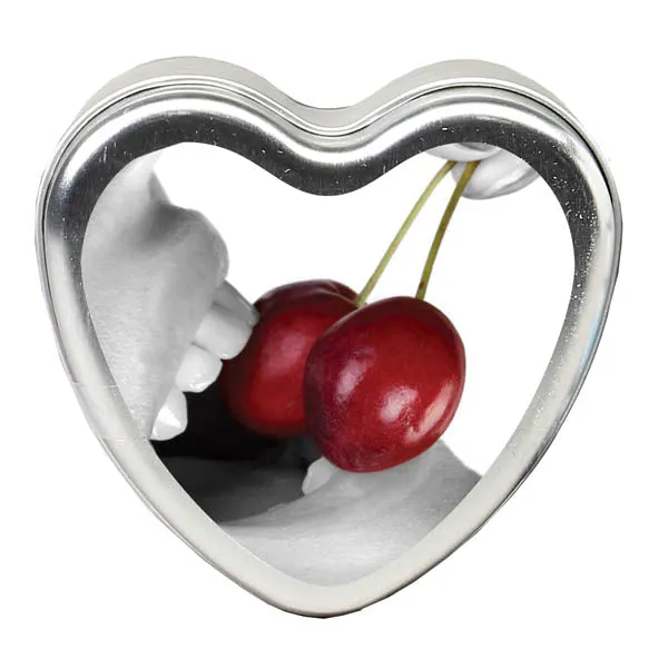 Edible Massage Candle Cherry Flavoured 113 g HSCK001 Earthly Body Couples