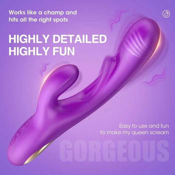 Female Sex Toys | Playfulsextoy Lliad - G-spot Flapping Clit Stimulate Rabbit Vibrator