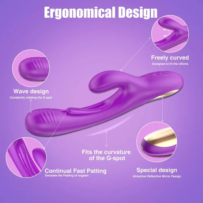 Female Sex Toys | Playfulsextoy Lliad - G-spot Flapping Clit Stimulate Rabbit Vibrator