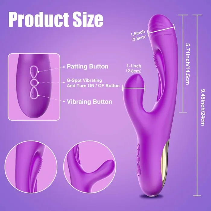 Female Sex Toys | Playfulsextoy Lliad - G-spot Flapping Clit Stimulate Rabbit Vibrator