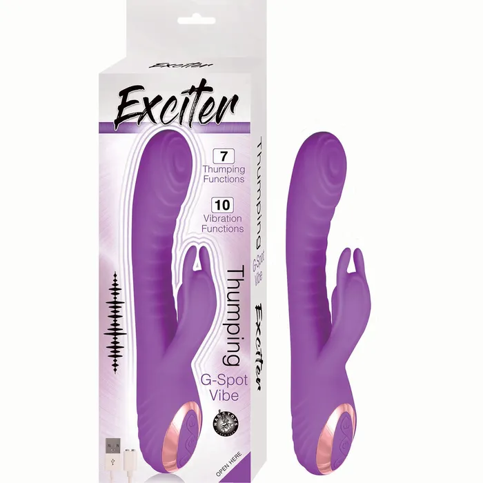Nasstoys Vibrators Thumping GSpot Vibrator Aqua Nasstoys