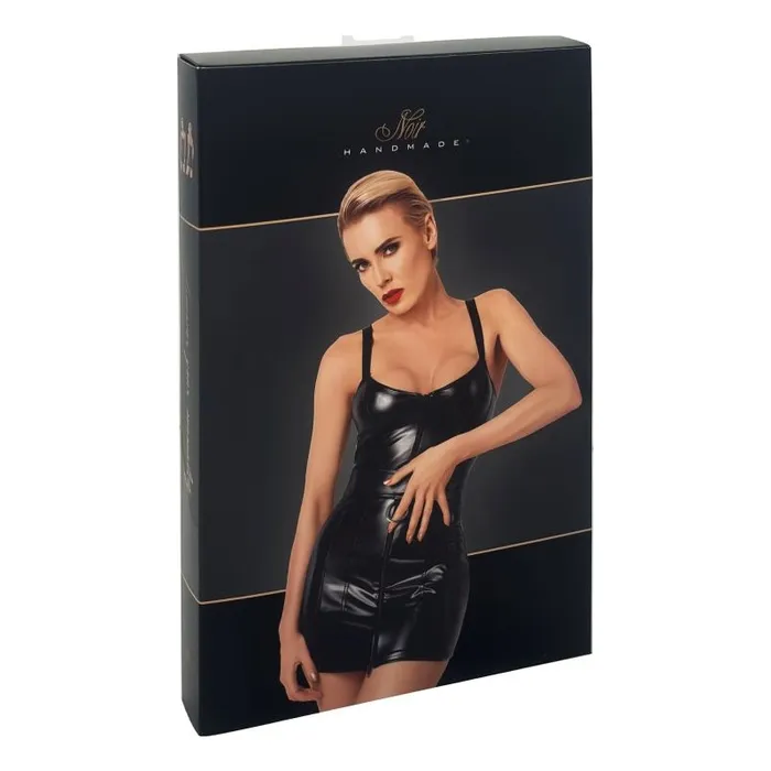 Noir Male Sex Toys | Starlet Wetlook Minidress w Ring Belt