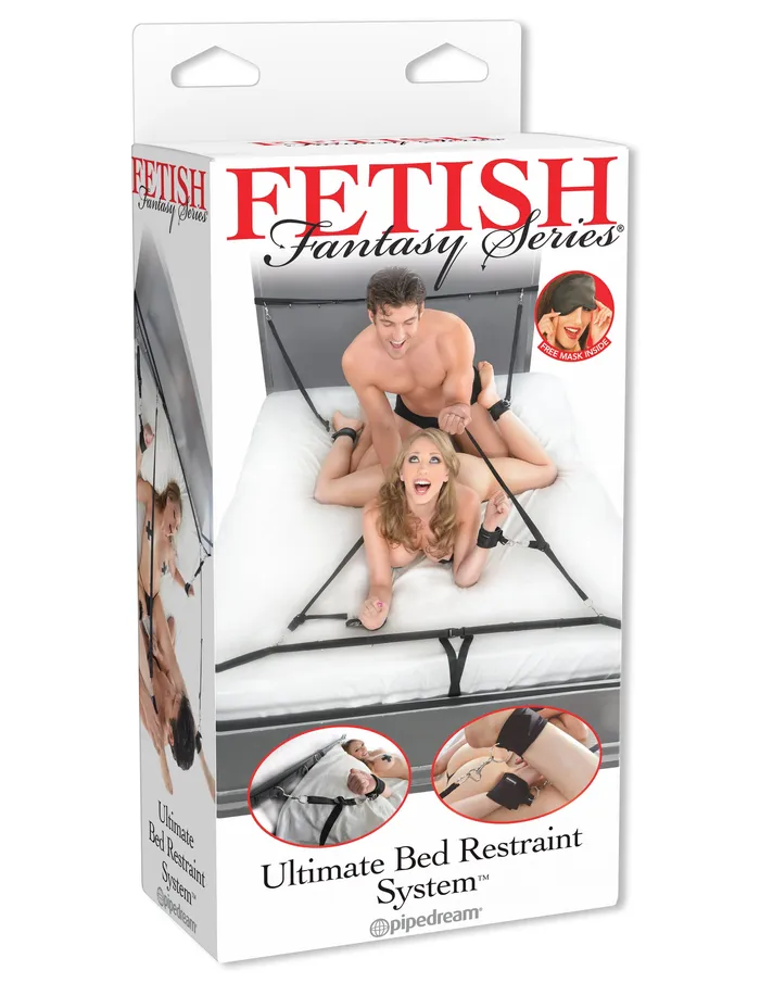 Pipedream Female Sex Toys Fetish Fantasy Ultimate Bed Restraint System