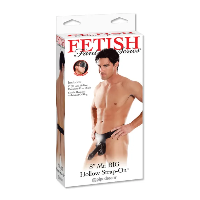 Pipedream Mr Big Hollow 8-Inch Strap-On | Female Sex Toys Pipedream Mr Big Hollow 8-Inch Strap-On | Female Sex Toys