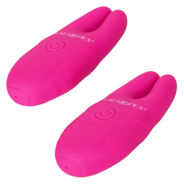 Silicone Remote Nipple Clamps - Pink | Calexotics Anal Silicone Remote Nipple Clamps - Pink | Calexotics Anal