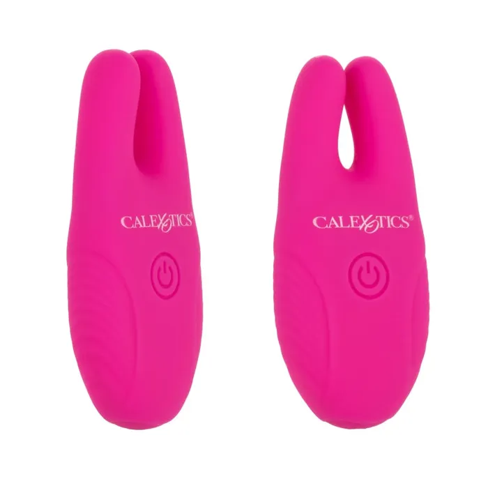 Silicone Remote Nipple Clamps - Pink | Calexotics Anal Silicone Remote Nipple Clamps - Pink | Calexotics Anal