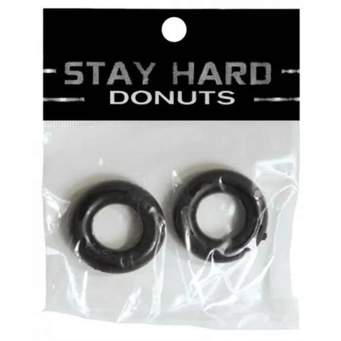 Stay Hard Donuts 2pack Black SI Novelties Anal