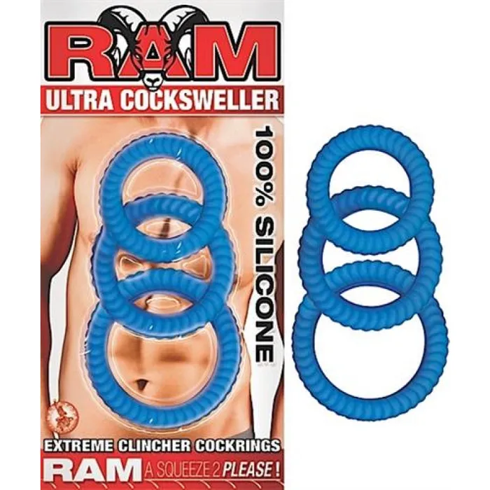 Vibrators Ram Ultra Cocksweller Blue Nasstoys