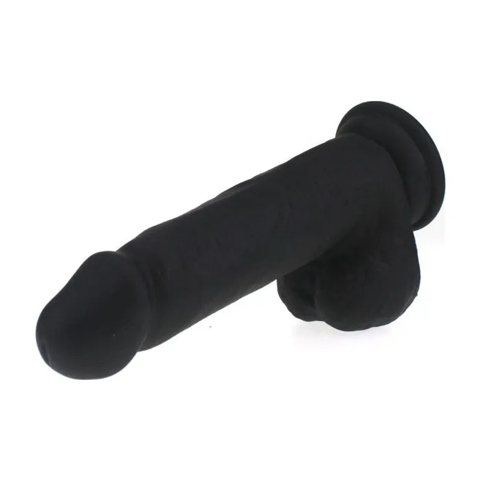 X-MEN Thick Realistic Cock w Balls Black | Dildos