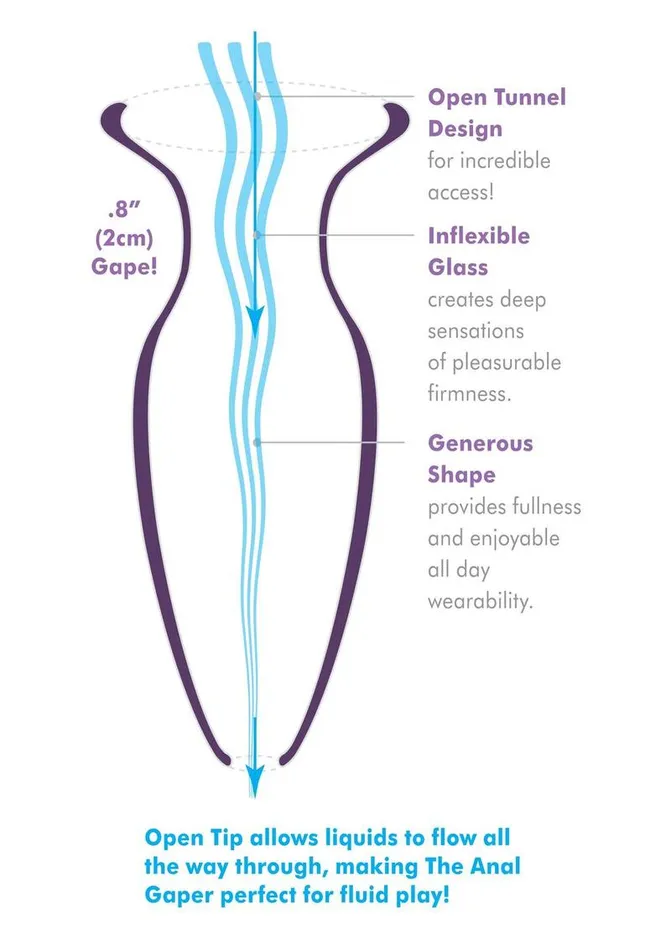 Anal Anal Fantasy Elite Beginners Anal Gaper Glass Open Tunnel Anal Fantasy Elite