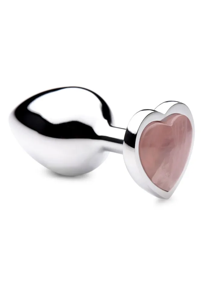 Anal Booty Sparks Booty Sparks Gemstones Rose Quartz Heart Anal Plug