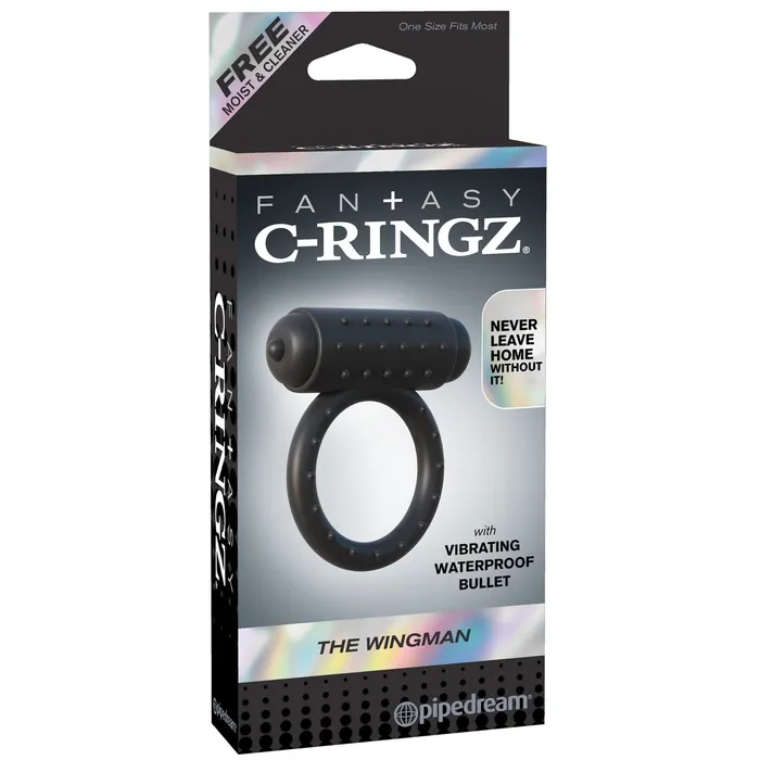 Anal Pipedream Fantasy CRingz the Wingman Black