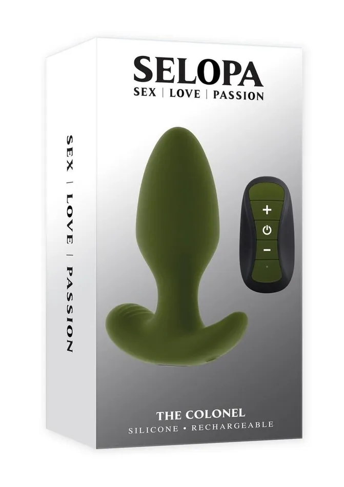 Anal Selopa Selopa The Colonel Rechargeable Silicone Anal Plug