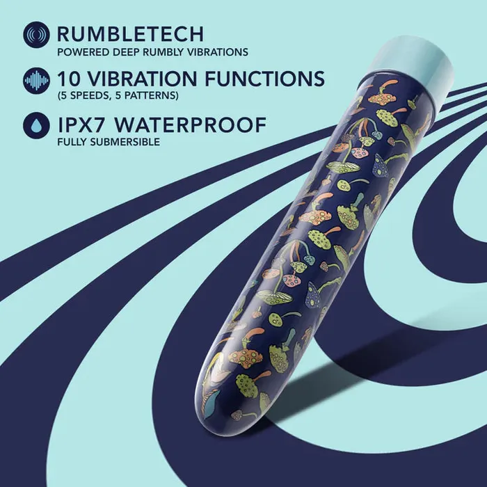 Blush Novelties Limited Addiction Dreamscape 7Inch Slimline Vibrator Anal