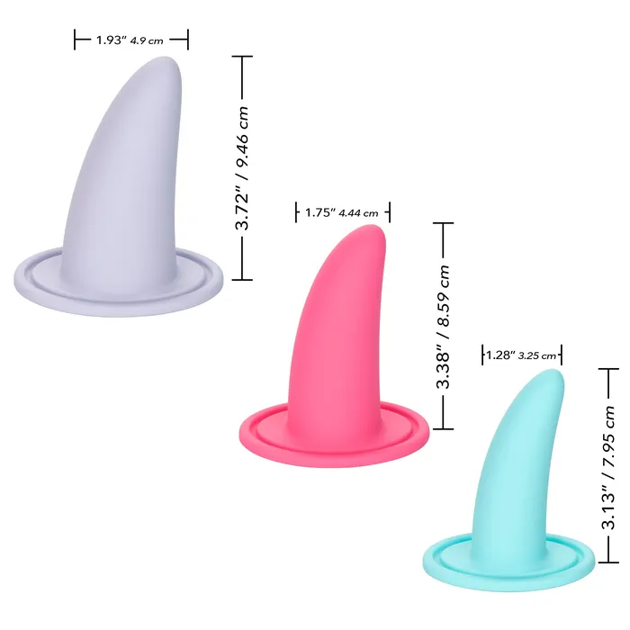 California Exotic Male Sex Toys SheOlogy Advanced 3Piece Wearable Vaginal Dilator Set
