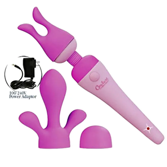 California Exotic Vibrators California Exotic Couture Collection Pink Inspire with Attachments California Exotic Vibrators California Exotic Couture Collection Pink Inspire with Attachments