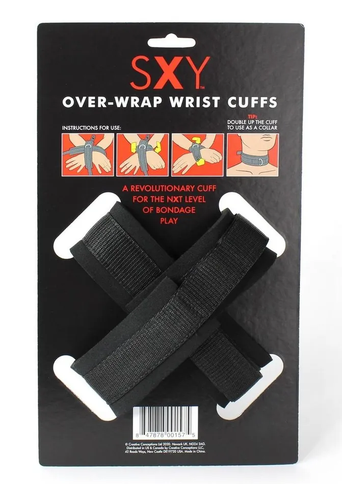 Couples Creative Conceptions Sxy Perfectly Bound Deluxe Neoprene Cross Cuffs