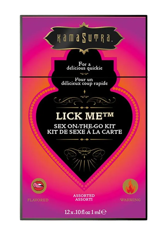 Couples Kama Sutra Lick Me SexToGo Kit Gift Sets and Travel Kits