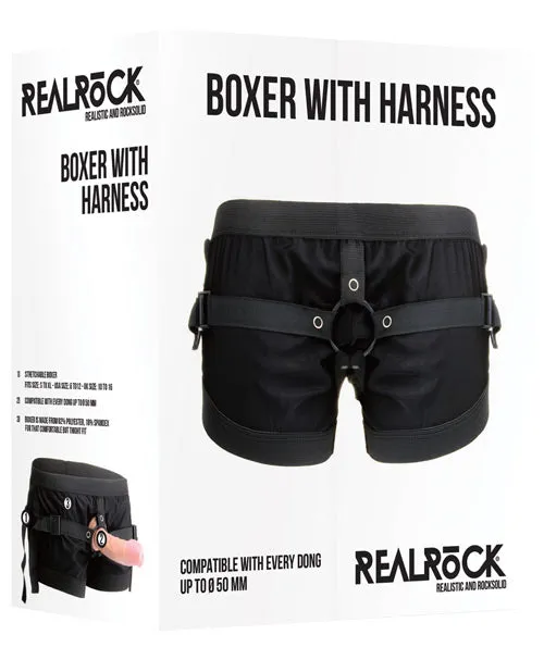 Dildos Shots America LLC Shots RealRock Boxer wHarness
