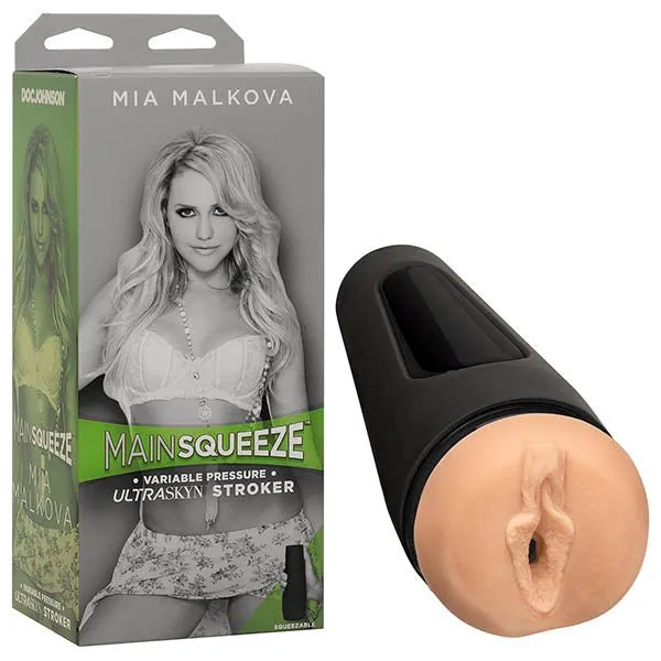 Doc Johnson Male Sex Toys Main Squeeze Mia Malkova Flesh Vagina Stroker