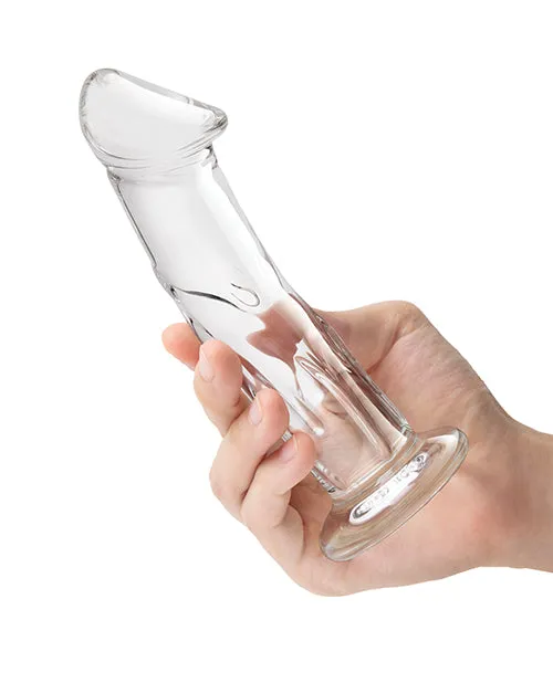 Electric Eel INC Dildos Glas 6 Dildo wVeins Flat Base