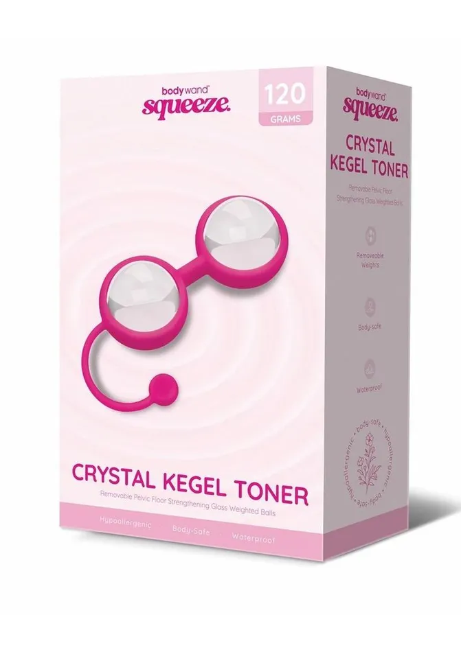 Female Sex Toys Bodywand Bodywand Squeeze Crystal Kegal Toner Weighted 120g