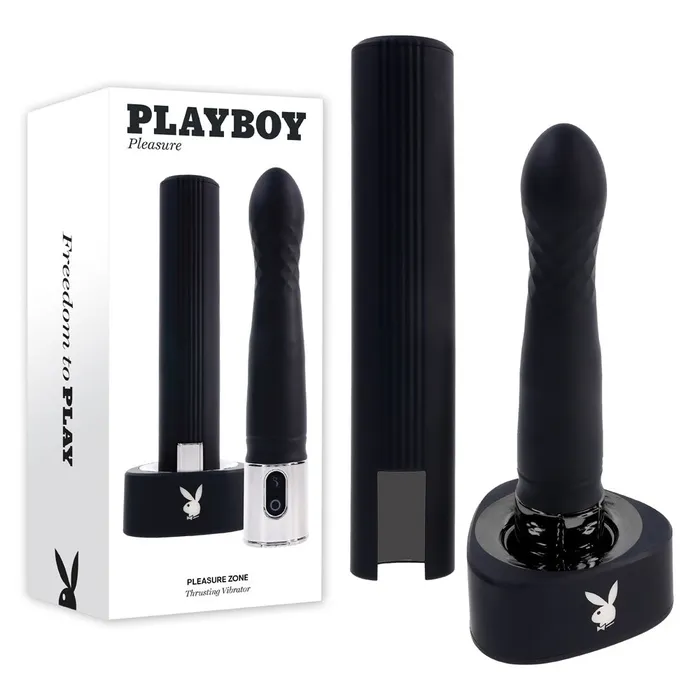 Female Sex Toys Playboy Pleasure Playboy Pleasure PLEASURE ZONE 214 cm Rechargeable Vibrator with USB Charging Dock Female Sex Toys Playboy Pleasure Playboy Pleasure PLEASURE ZONE 214 cm Rechargeable Vibrator with USB Charging Dock