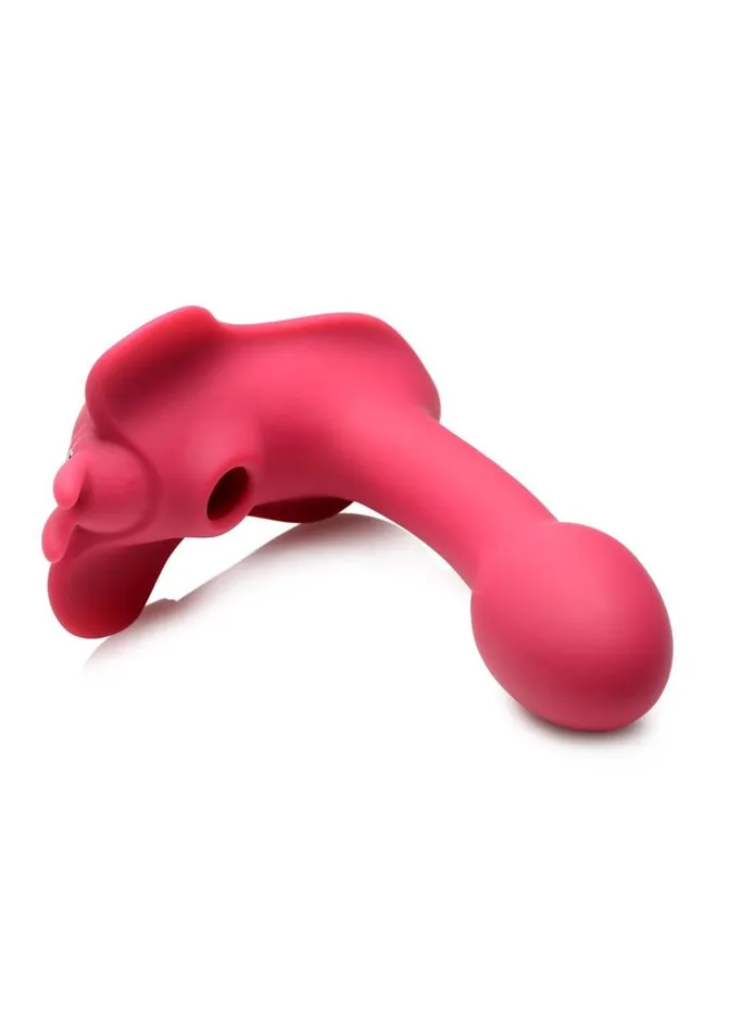 Female Sex Toys SHEGASM Shegasm Butterfy Tease Rechargeable Silicone 10x Clitoral Suction Stimulator with Remote Control