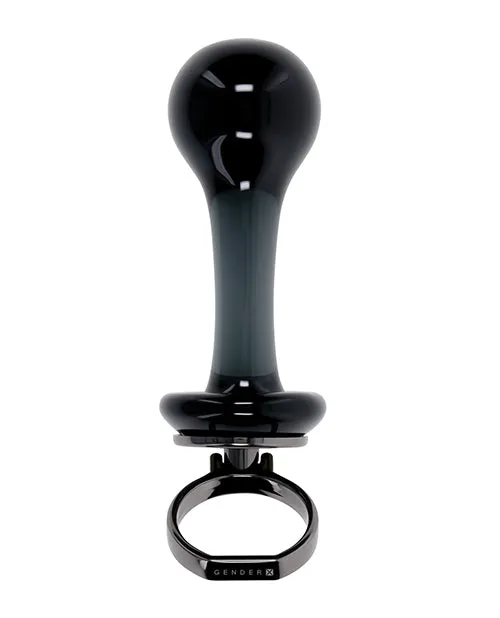 Gender X Blow Pop Glass Anal Plug Black Evolved Novelties INC Anal Gender X Blow Pop Glass Anal Plug Black Evolved Novelties INC Anal
