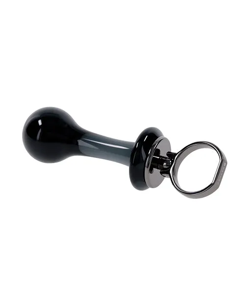 Gender X Blow Pop Glass Anal Plug Black Evolved Novelties INC Anal Gender X Blow Pop Glass Anal Plug Black Evolved Novelties INC Anal
