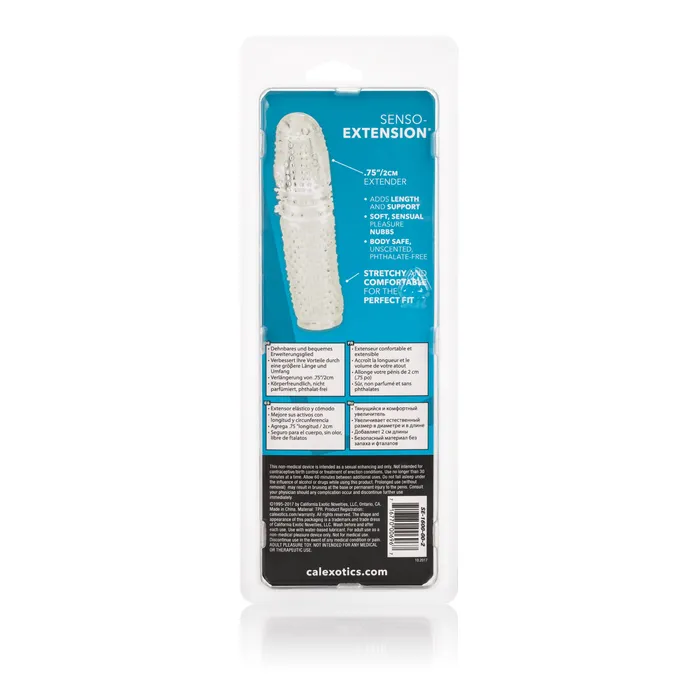 Male Sex Toys Senso Extension Clear California Exotic