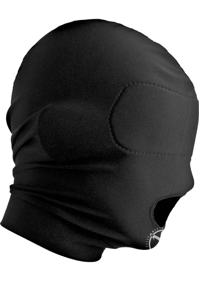Master Series Male Sex Toys Master Series Disguise Open Mouth Hood with Padded Blindfold