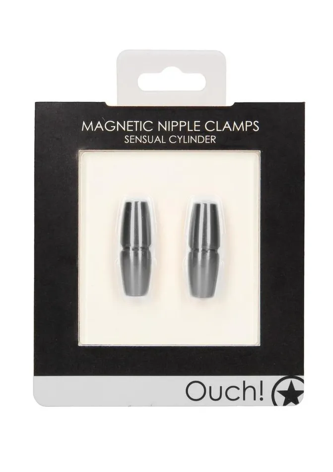 Ouch Magnetic Nipple Clamps Sensual Cylinder Ouch Couples