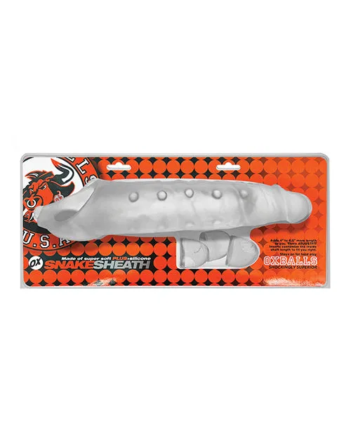 Oxballs Snake Deepreacher Cocksheath Ice Blue Ox Designs LLCDba Oxballs Male Sex Toys Oxballs Snake Deepreacher Cocksheath Ice Blue Ox Designs LLCDba Oxballs Male Sex Toys