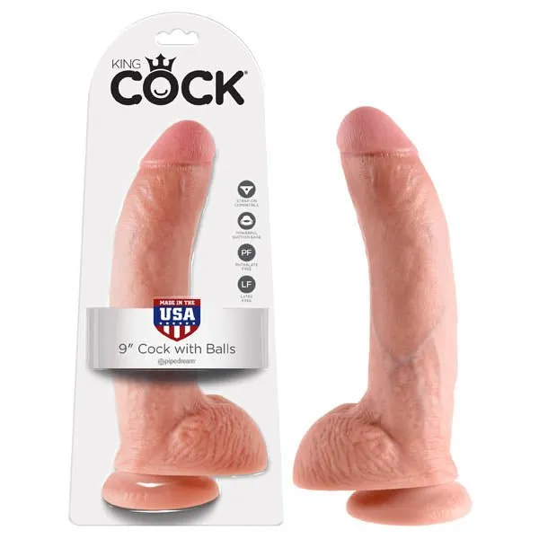 Pipedream Dildos King Cock 9 Cock With Balls 229 cm 9 Dong