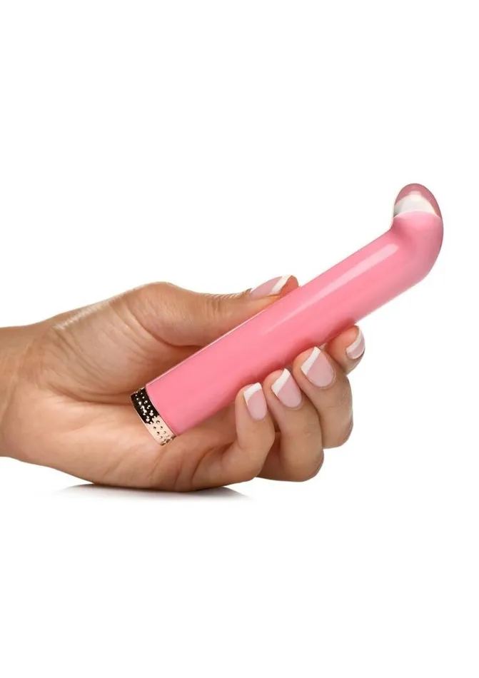 Prisms Vibrators Prisms 10x Mini GSpot Vibe Rechargeable Glass Bullet