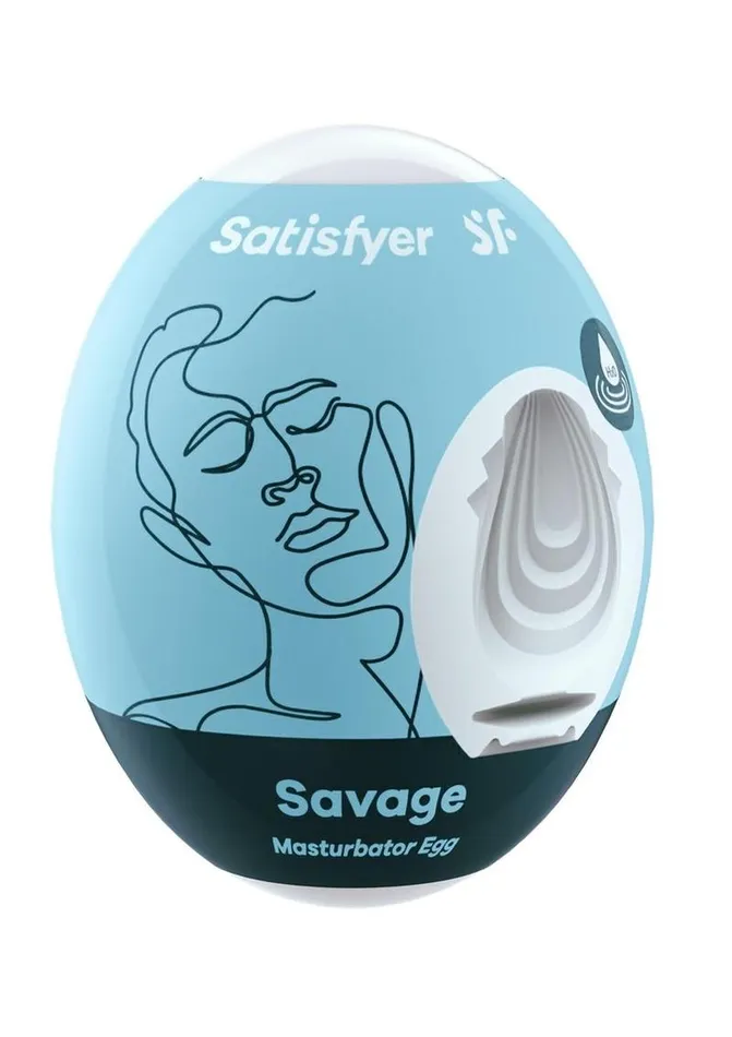 Satisfyer Masturbator Egg 3 Pack Set Savage Satisfyer Male Sex Toys