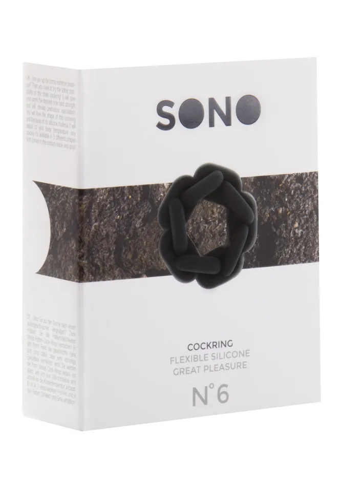 Shots Sono Anal Sono No6 Chain Cockring Black