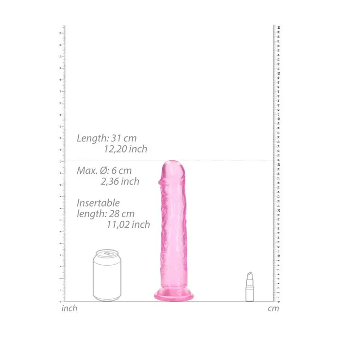 Shots Toys Dildos REALROCK 31 cm Straight Dildo Pink Pink 31 cm 11 Dong Shots Toys Dildos REALROCK 31 cm Straight Dildo Pink Pink 31 cm 11 Dong