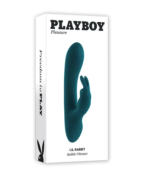 Vibrators Evolved Novelties INC Playboy Pleasure Lil Rabbit Vibrator Deep Teal Vibrators Evolved Novelties INC Playboy Pleasure Lil Rabbit Vibrator Deep Teal